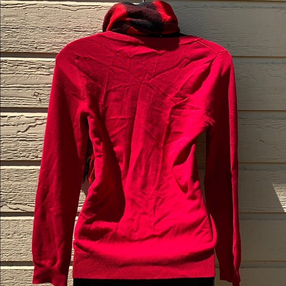 Winter Bundle Blanco Tricot Red Cardigan & Scarf - Picture 15 of 16